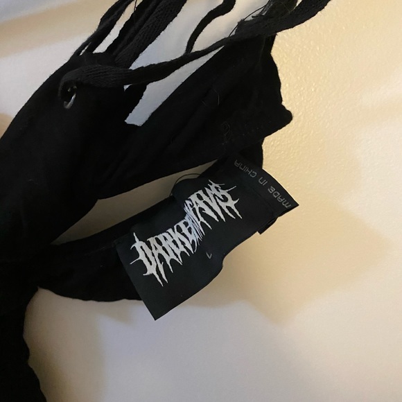 Darker Wavs Distortion Strappy Mini Dress - Picture 3 of 6